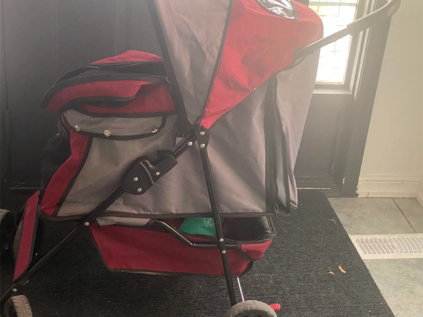 Red and Grey Pet Stroller - photo 2