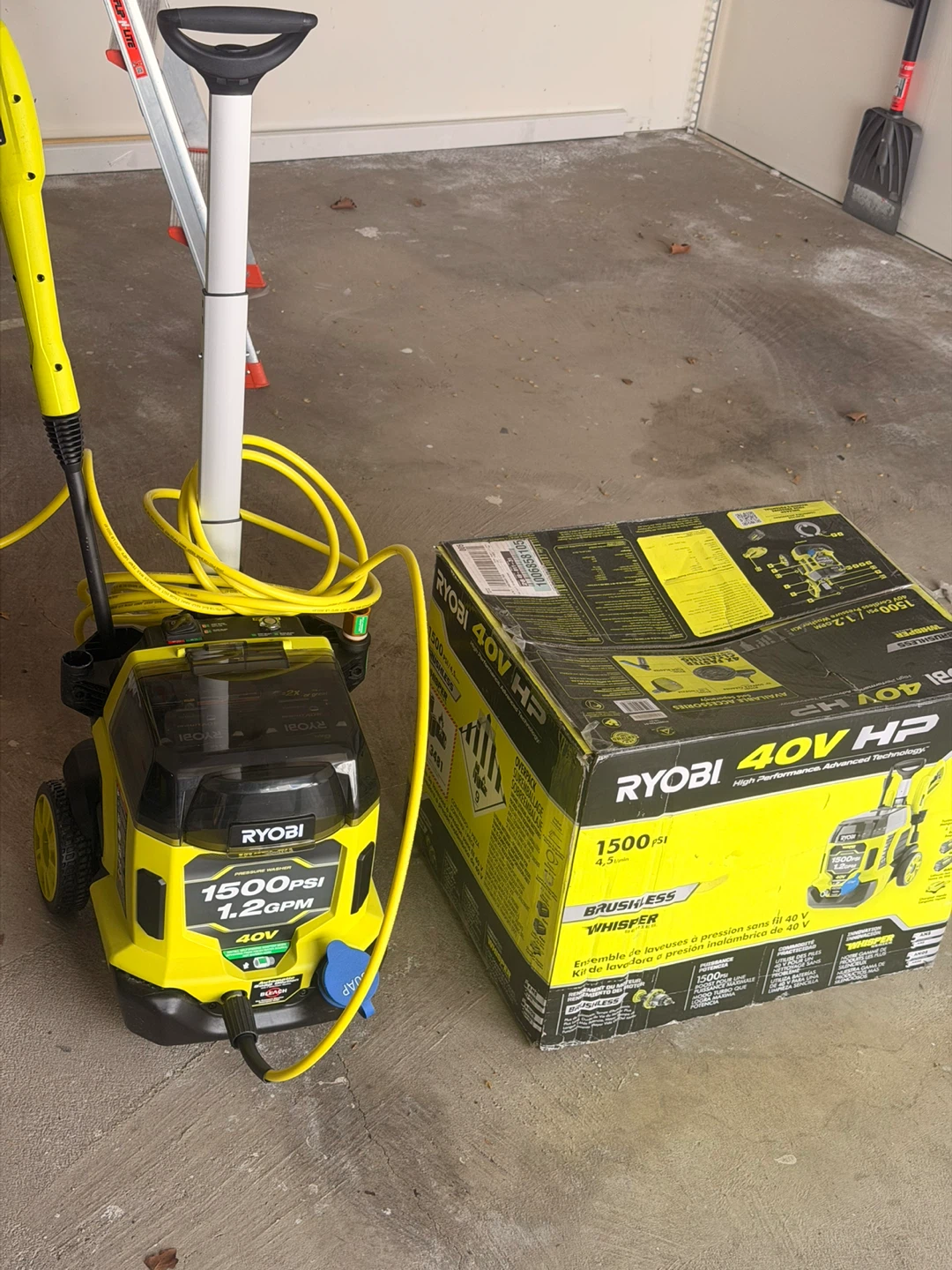 Ryobi 40V HP 1500 PSI 1.2 GPM