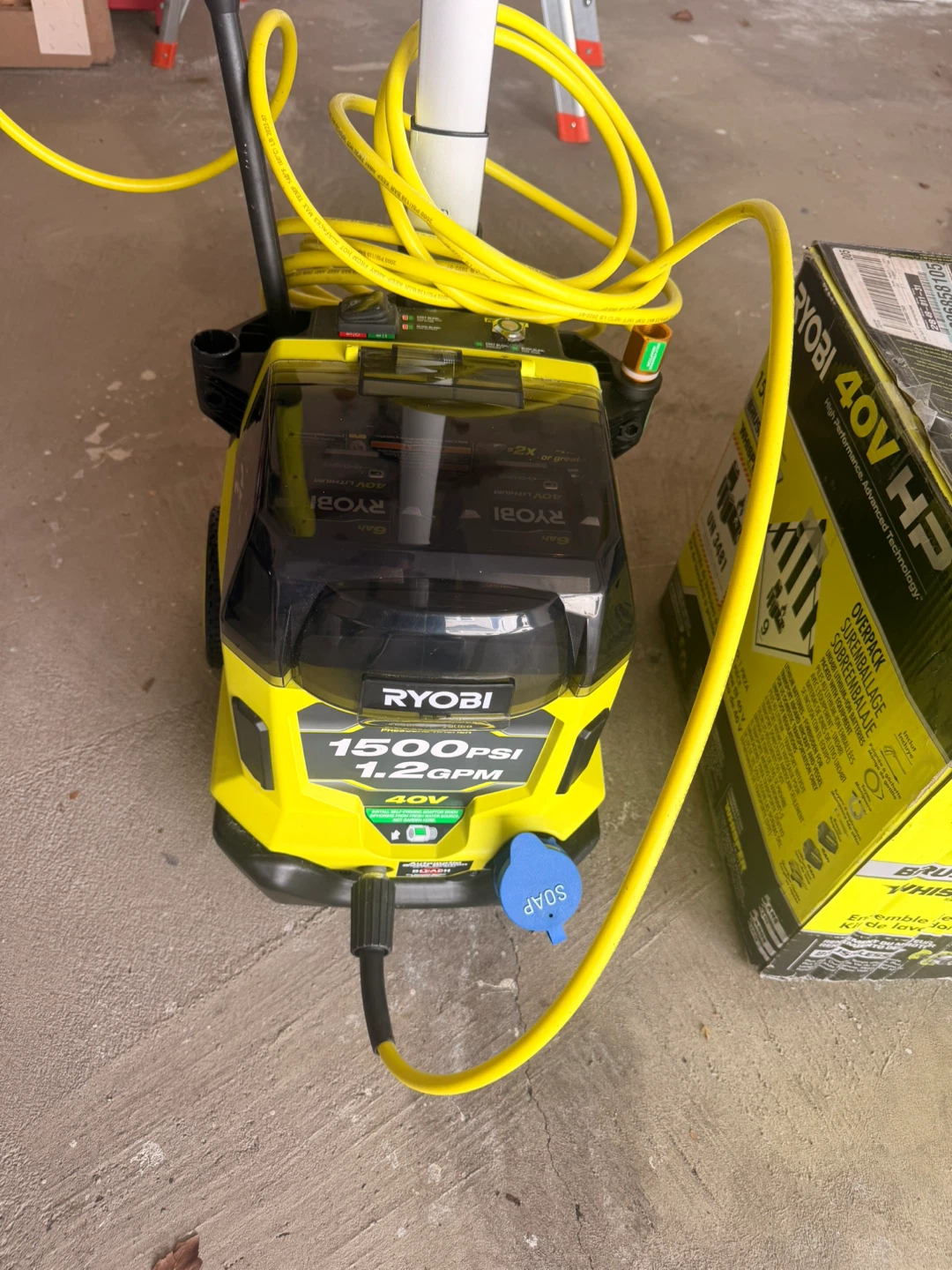 Ryobi 40V HP 1500 PSI 1.2 GPM - photo 5