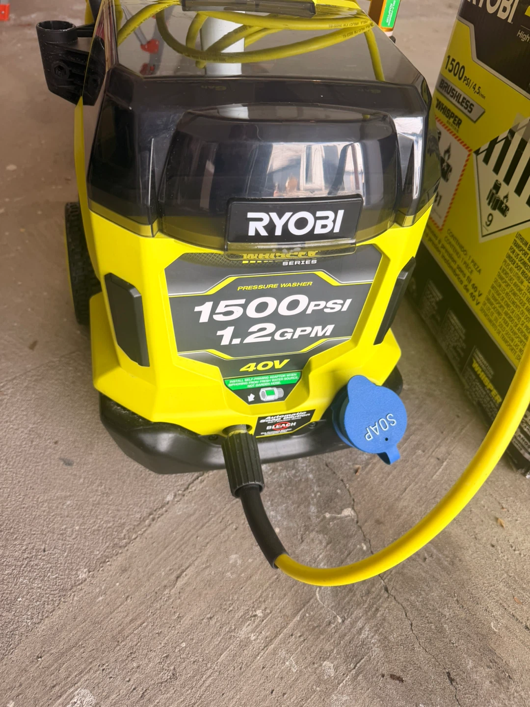 Ryobi 40V HP 1500 PSI 1.2 GPM - photo 3