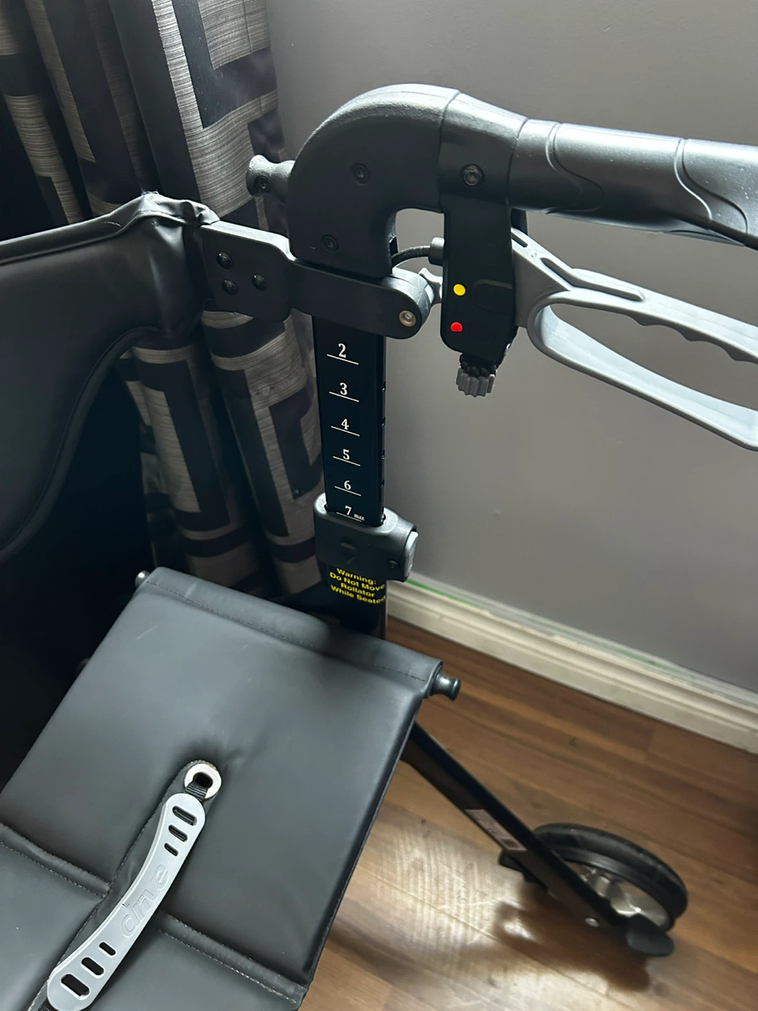 Drive Medical Nitro Sprint Foldable Rollator Walker - Black - photo 4