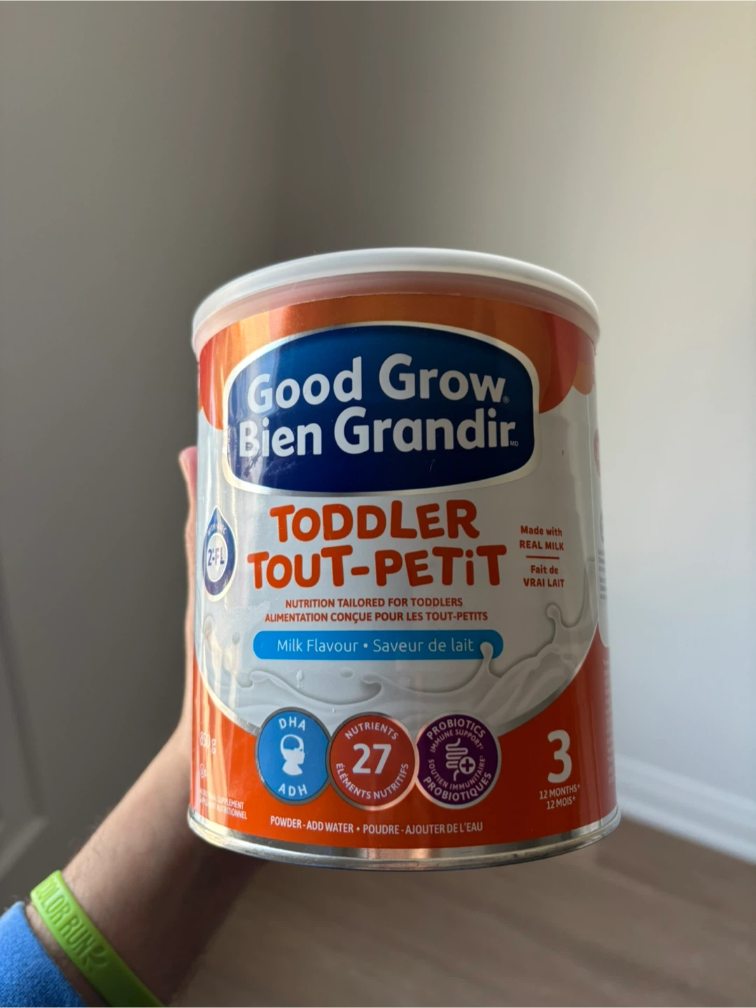 Good Grow Bien Grandir Toddler Tout-Petit Milk Flavour Formula