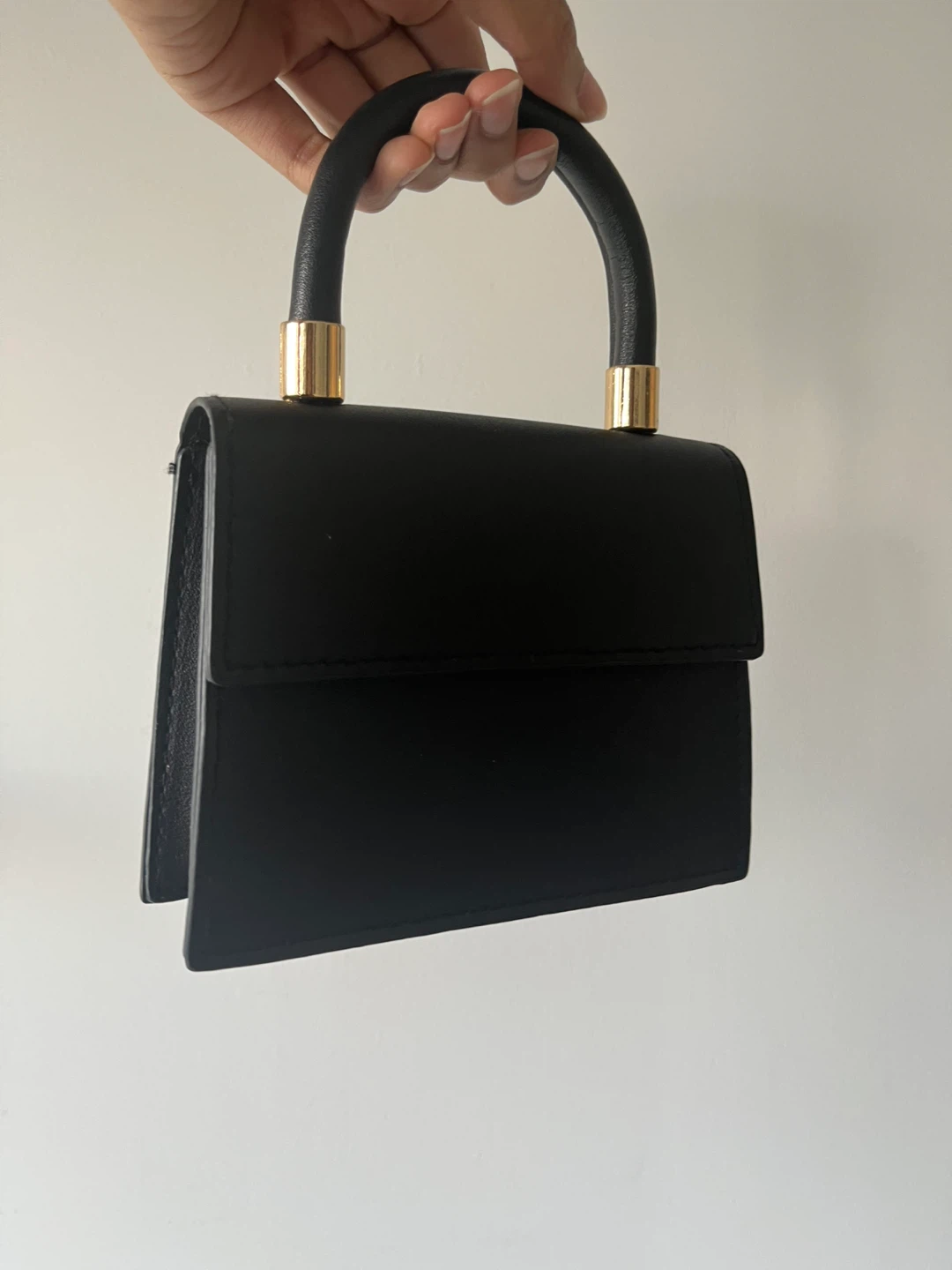 Black mini handbag