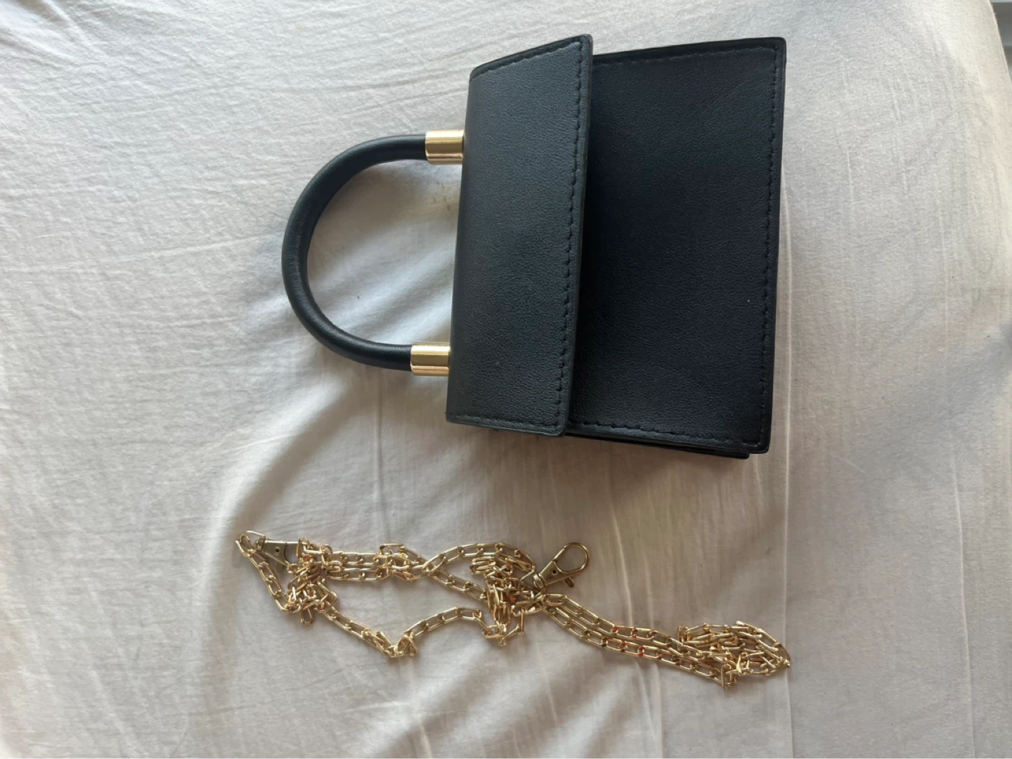 Black mini handbag - photo 2