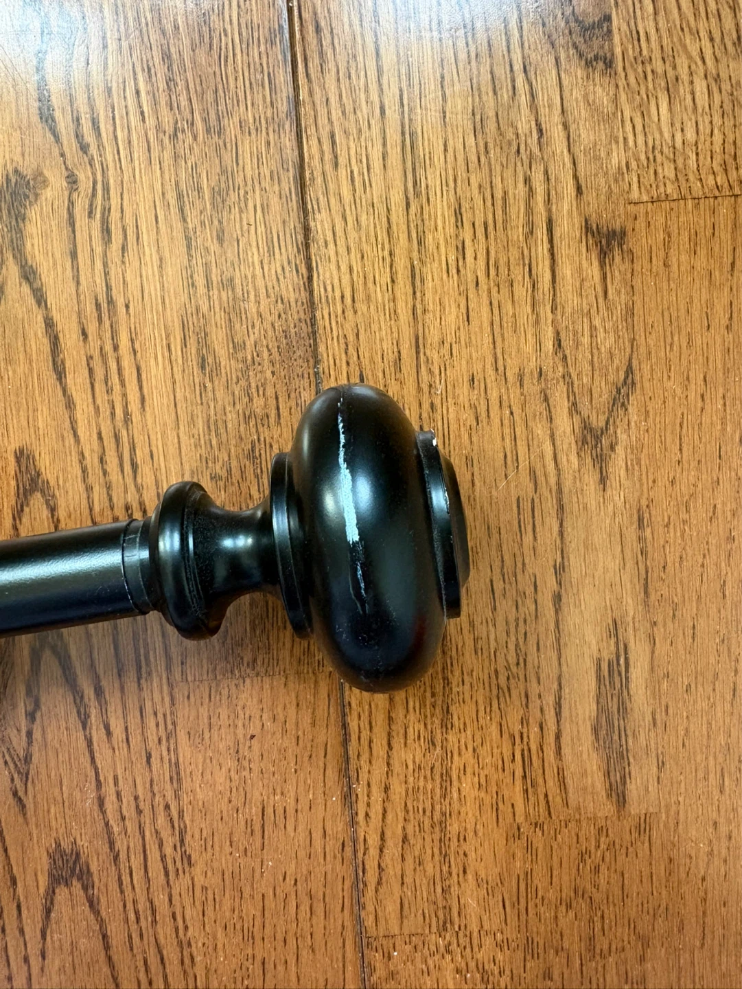 36” to 66” Telescoping 3/4” Dia. Curtain Rod w/ Sphere Finials - photo 3