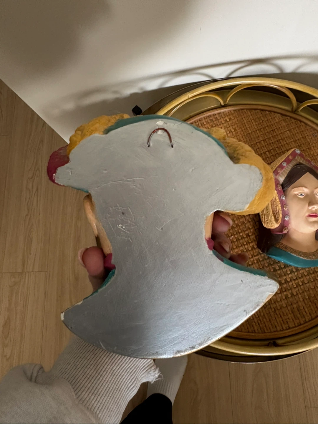 Vintage Wall Hanging Busts - Man and Woman Couple - photo 4