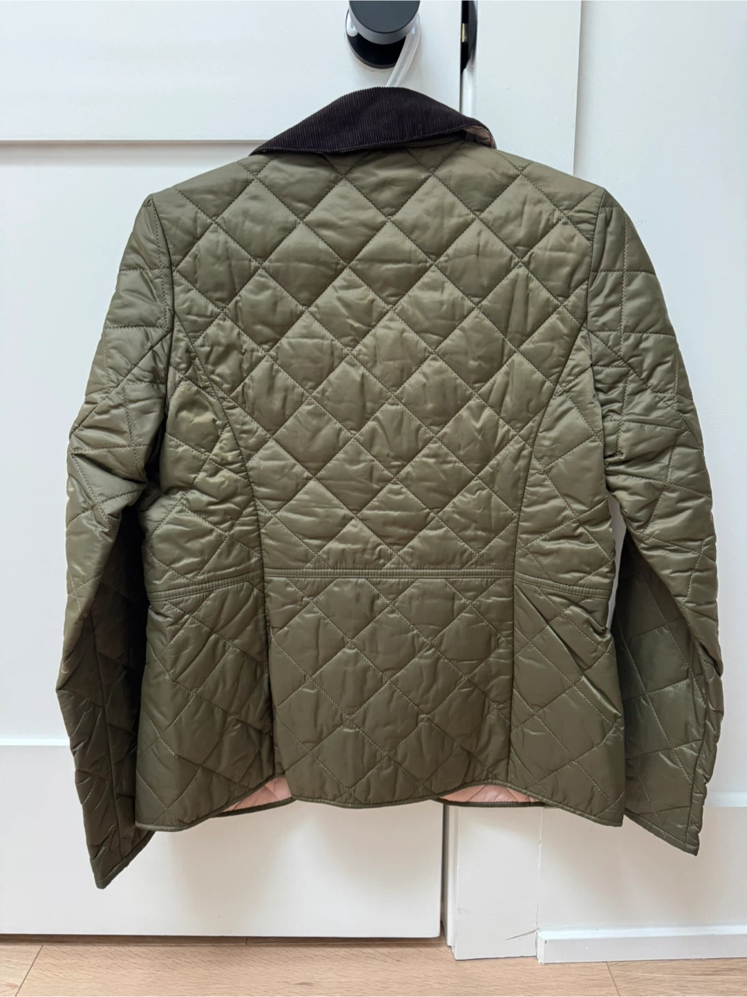 Barbour Quilted Jacket - Olive Green, Size XS - photo 4
