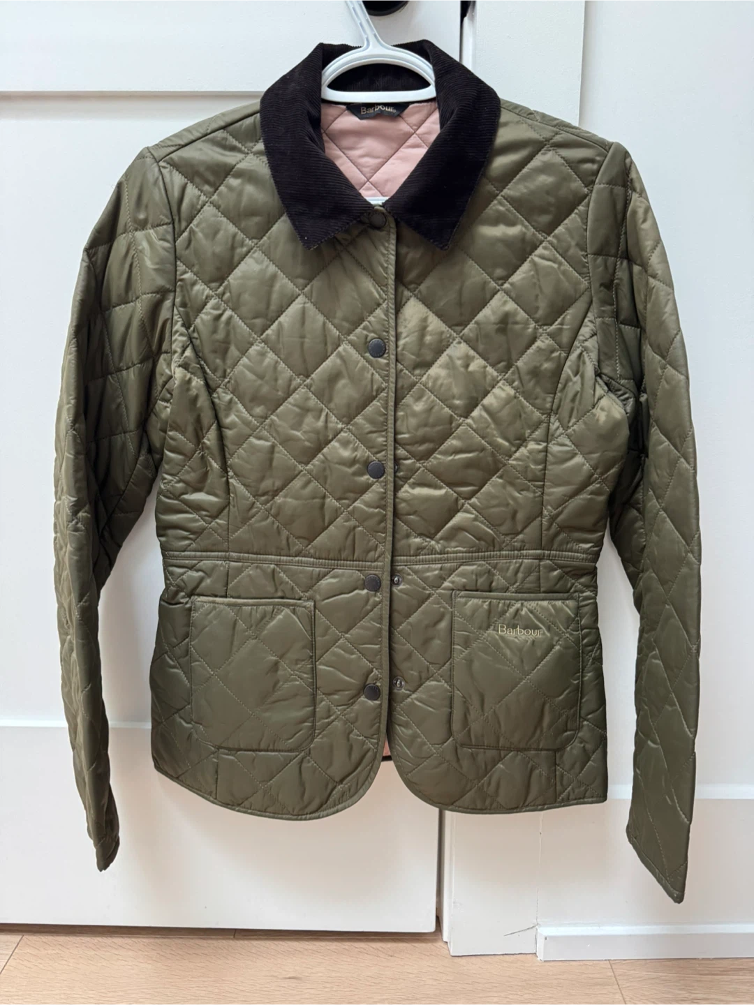 Barbour Quilted Jacket - Olive Green, Size XS - photo 2