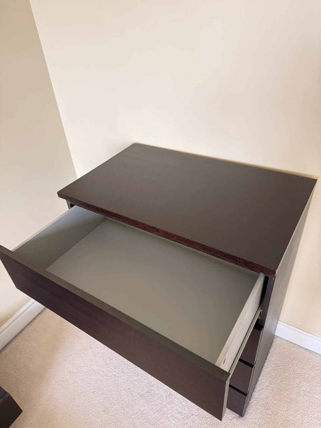IKEA MALM dresser Dark Brown 4-Drawer Dresser - photo 2