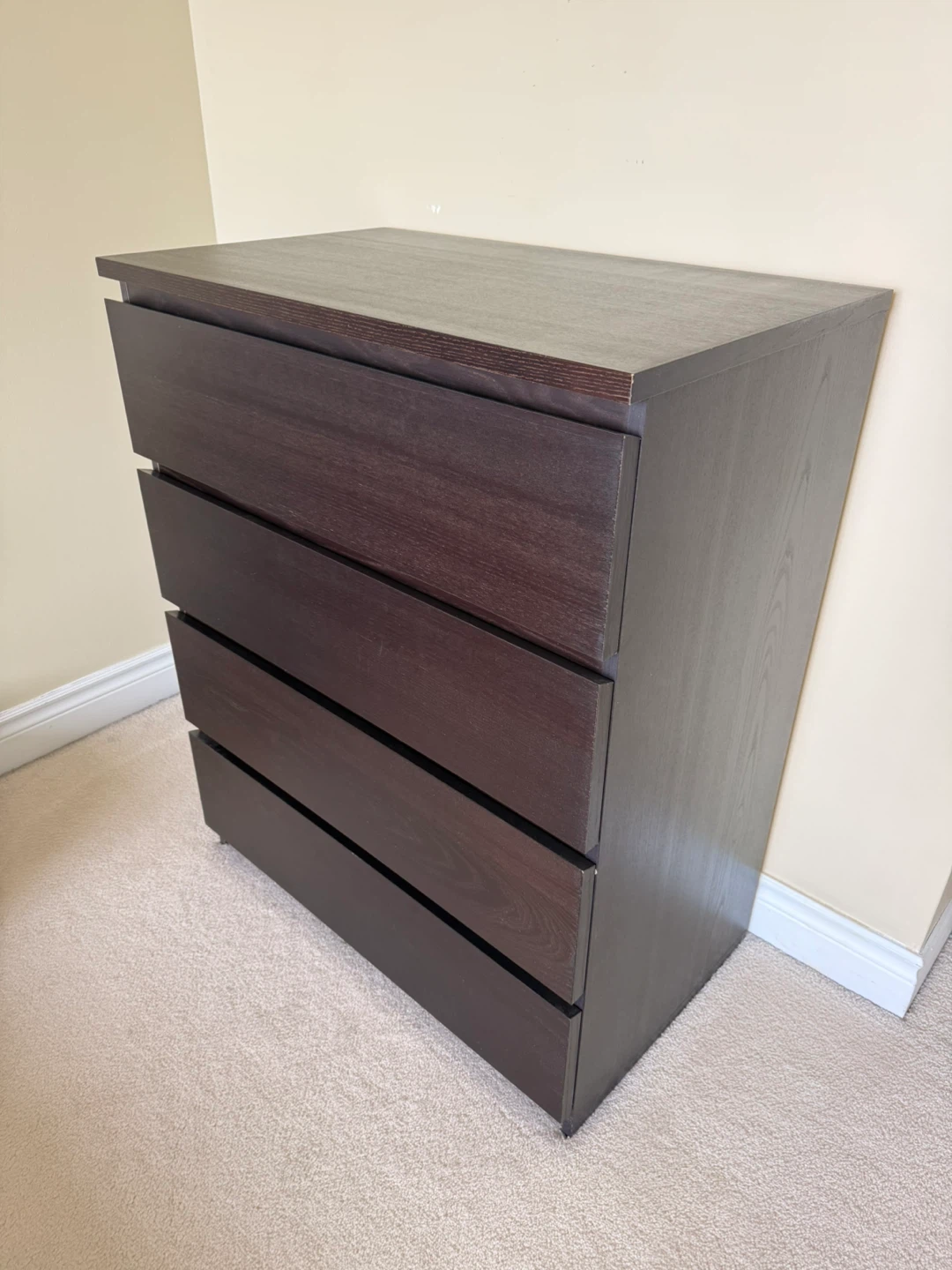 IKEA MALM dresser Dark Brown 4-Drawer Dresser