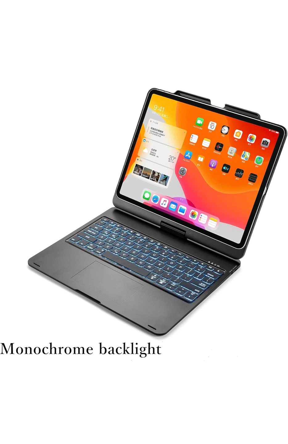 360° Rotatable Touch Keyboard for iPad - photo 4