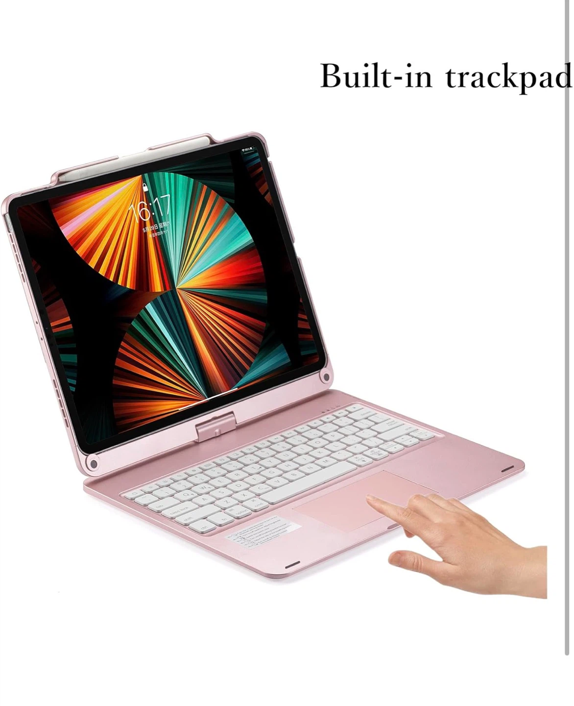 360° Rotatable Touch Keyboard for iPad - photo 2
