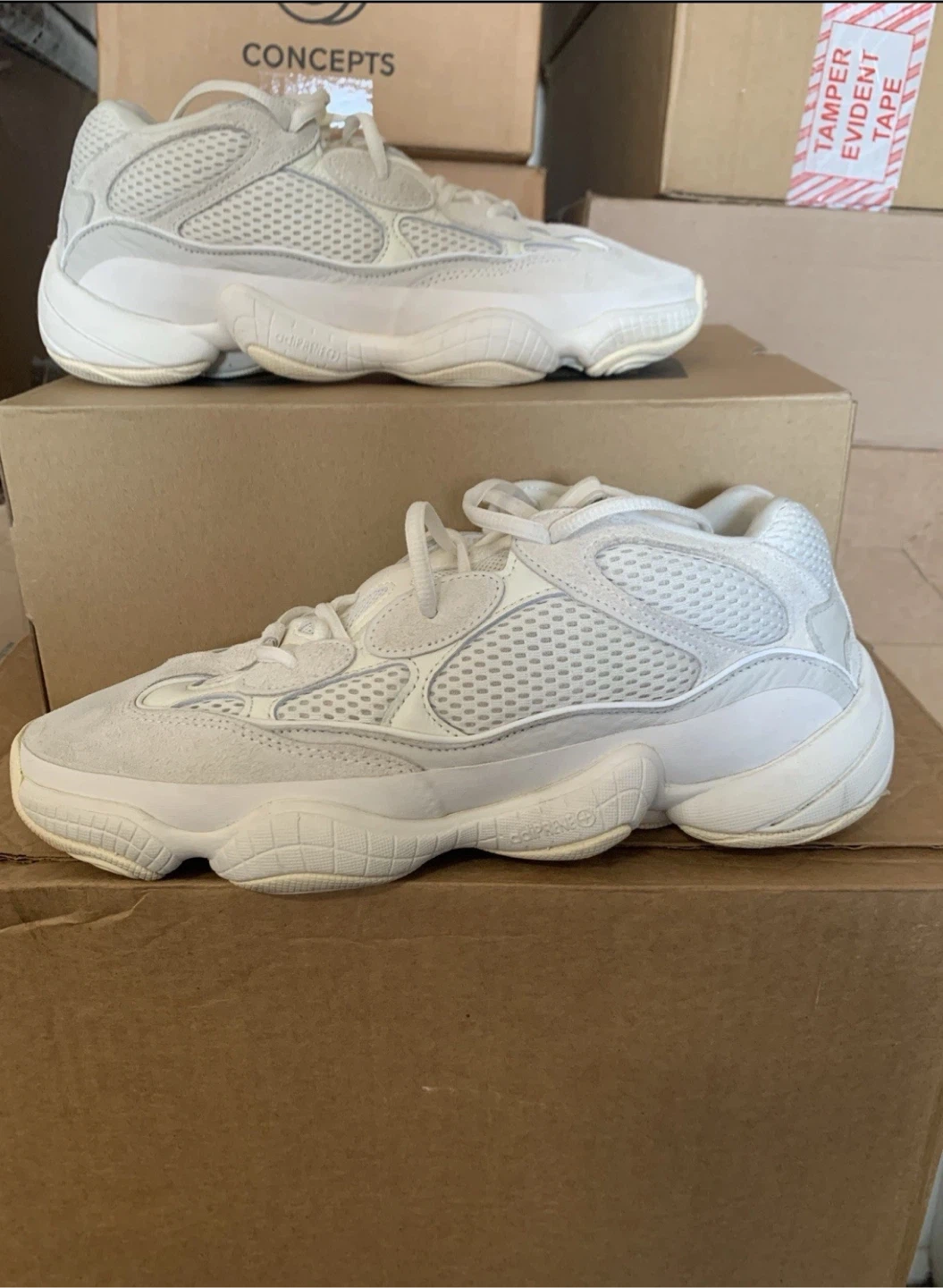 Adidas Yeezy 500 Bone White Sneakersxxvx Size 10.5 - photo 2