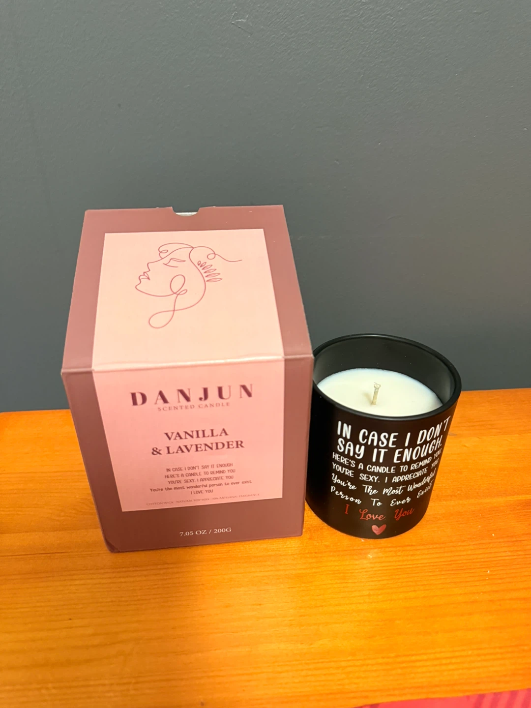 Danjun Vanilla & Lavender Scented Candle