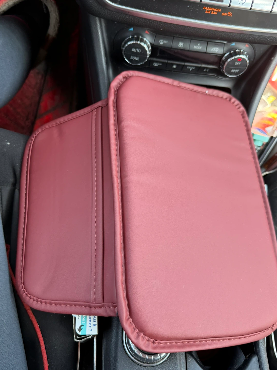 Car Center Console Armrest Pad Cover Protector - photo 2