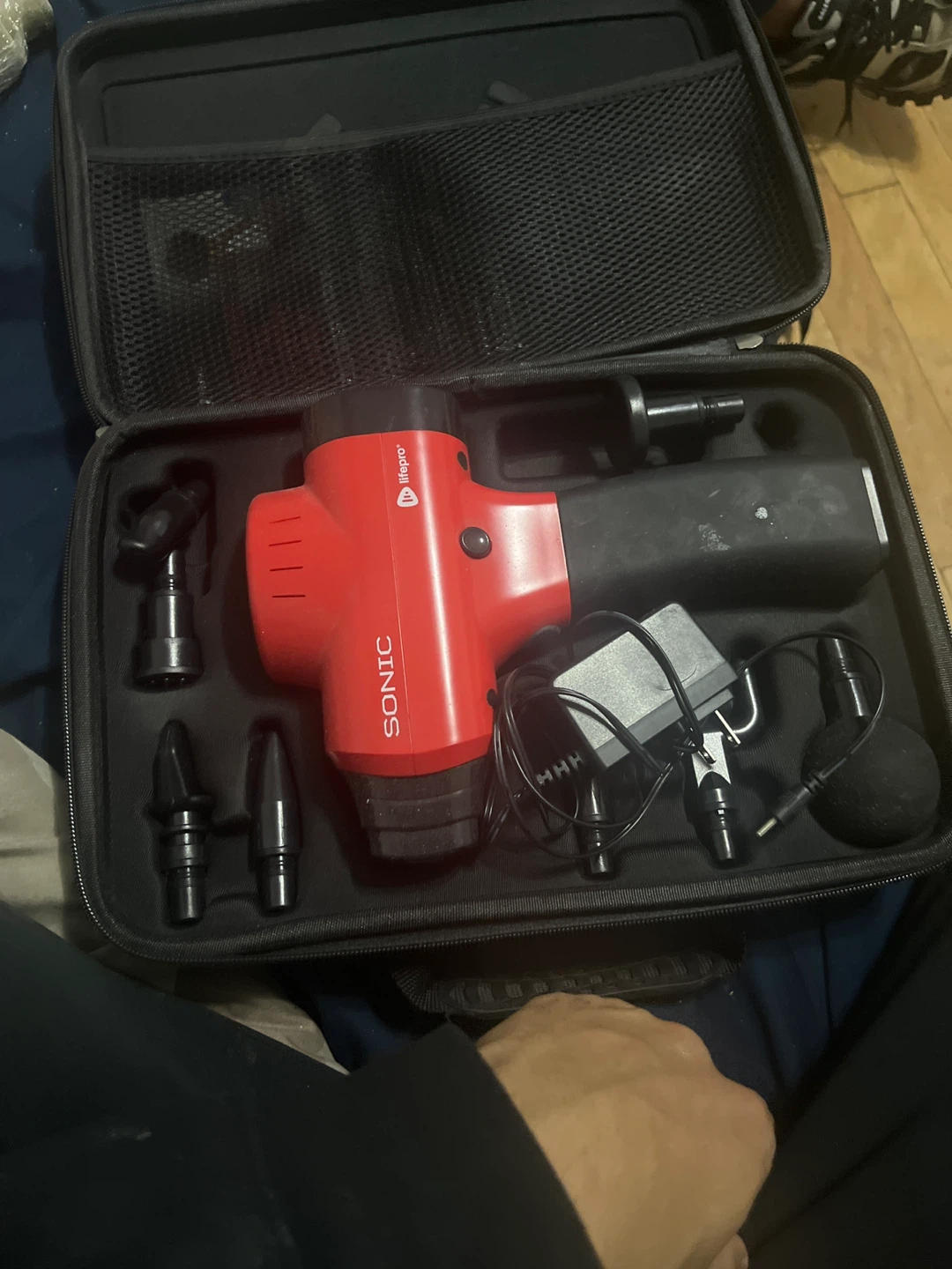 LifePro Sonic Red Massage Gun
