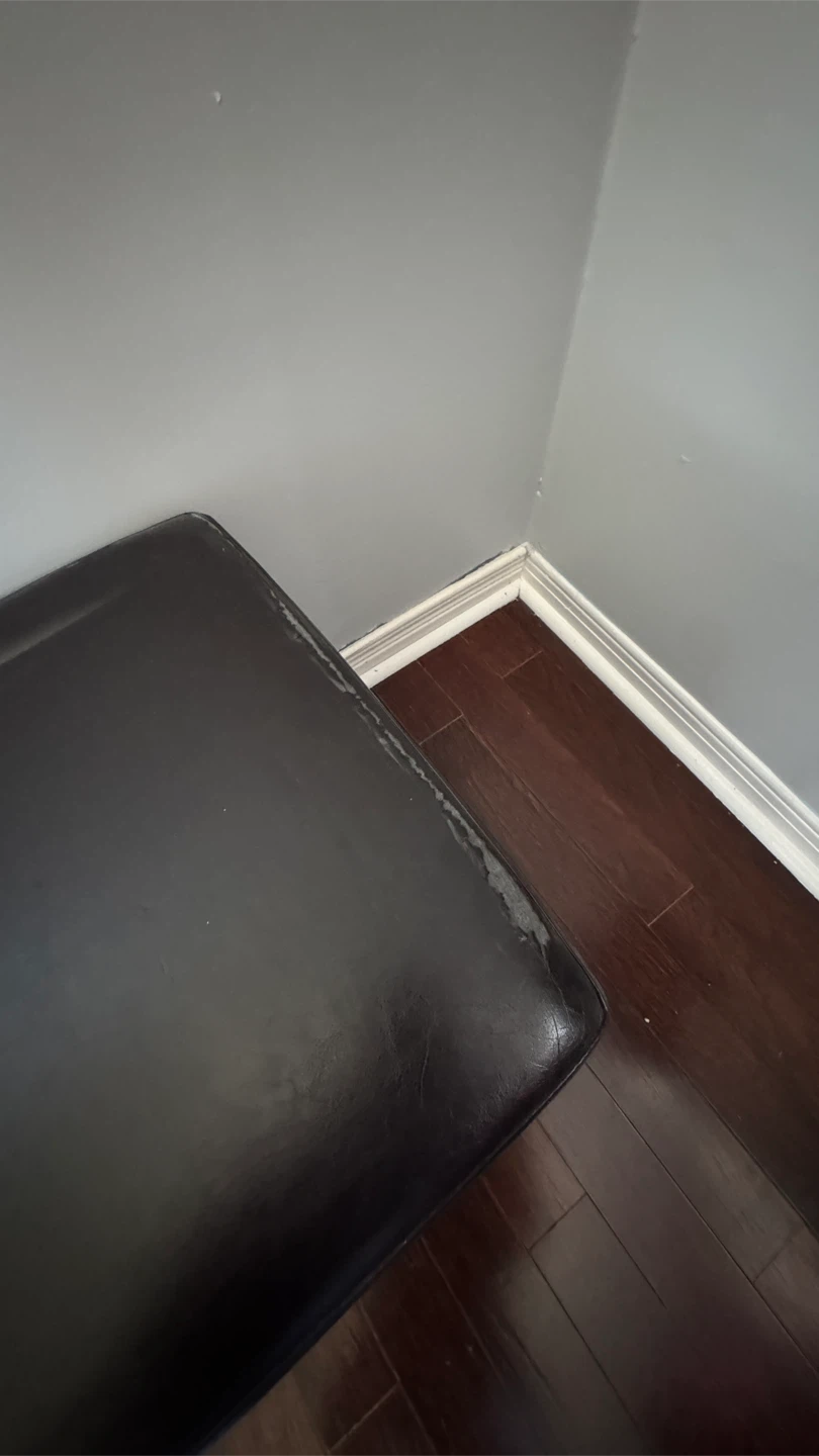 Dark Brown Storage Ottoman - photo 2