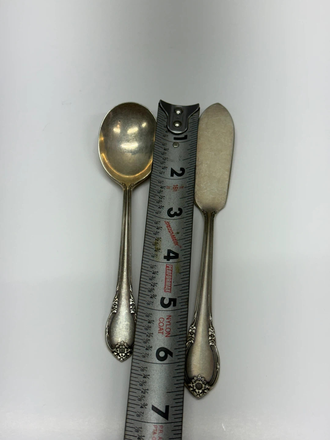 Vintage Silver Plated Spoon and Butter Knife Set - photo 5