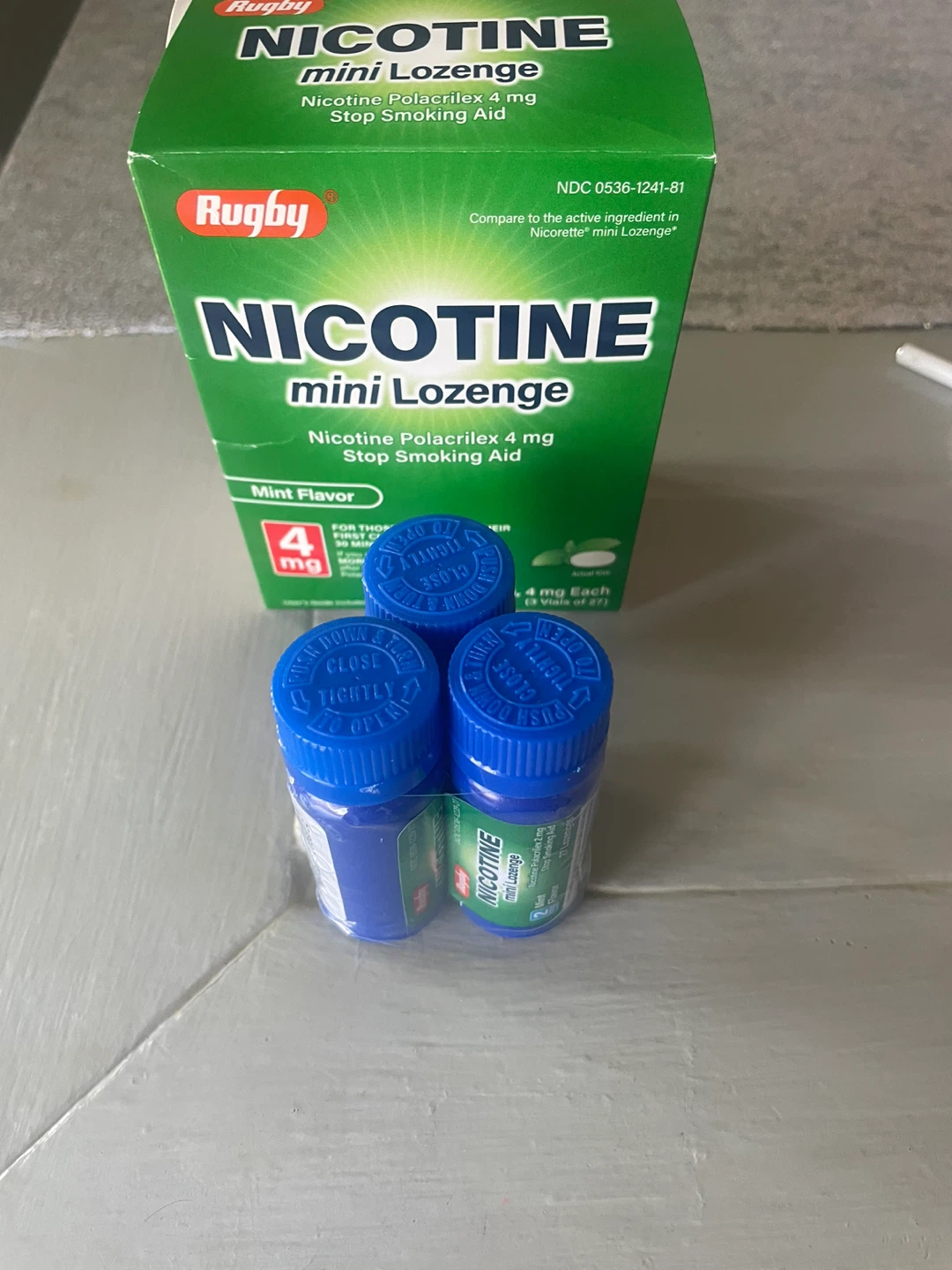 Rugby Nicotine Mini Lozenges Mint Flavor 4mg - 81 Lozenges - photo 2