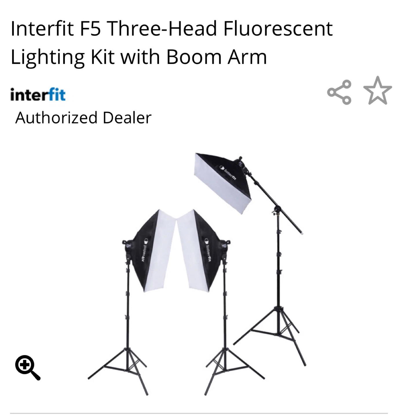 Impact Lighting Kit - Three Head Fluorescent