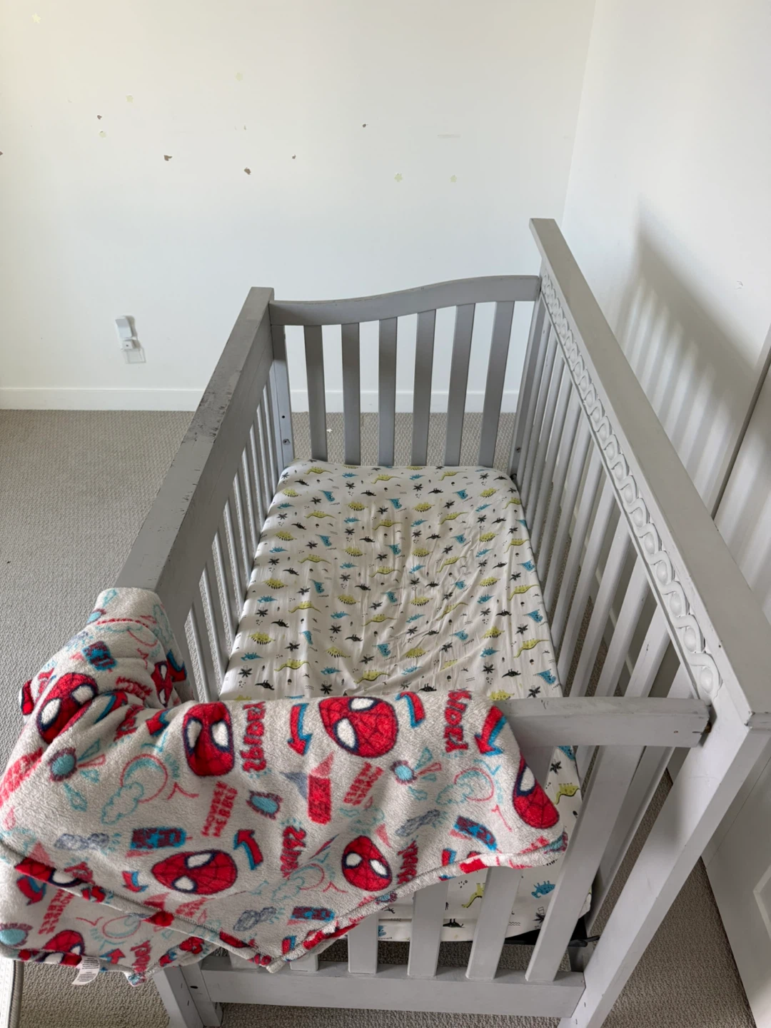 Grey Convertible Crib - photo 4