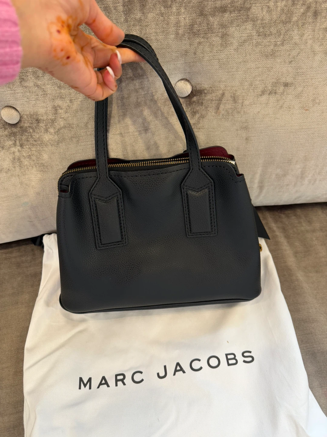 Marc Jacobs Black Leather Satchel Handbag - photo 2