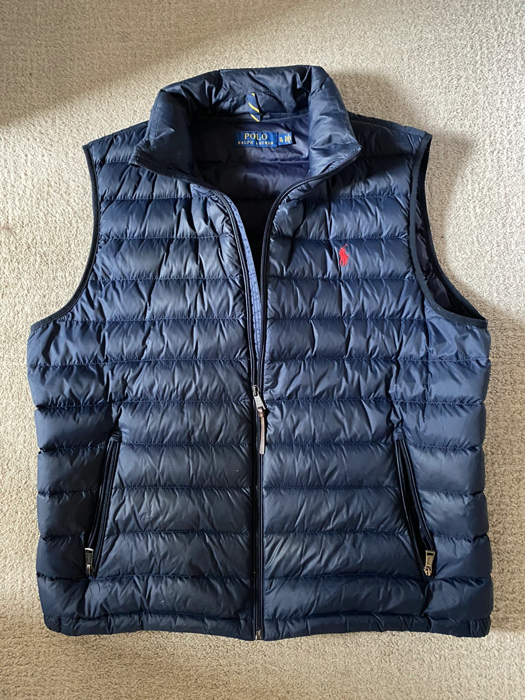 100% Authentic Ralph Lauren Polo Colden Men’s Puffer vest XL - photo 2