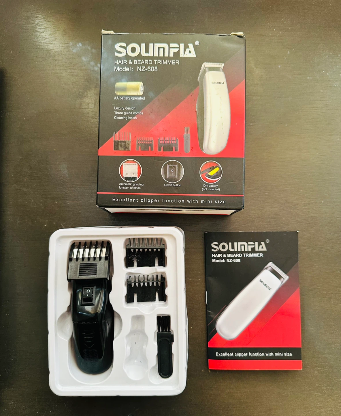 Solimpia Hair & Beard Trimmer NZ-608