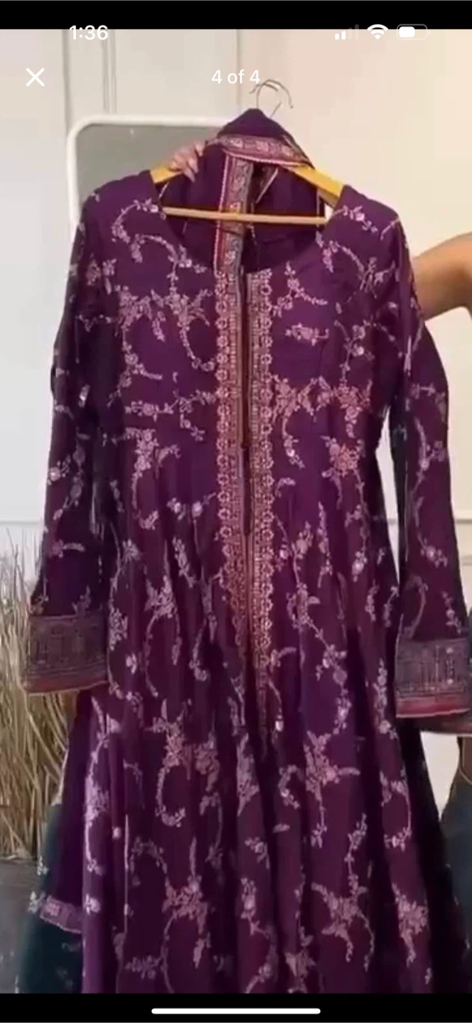 Women's Embroidered Kurti and Dupatta Set