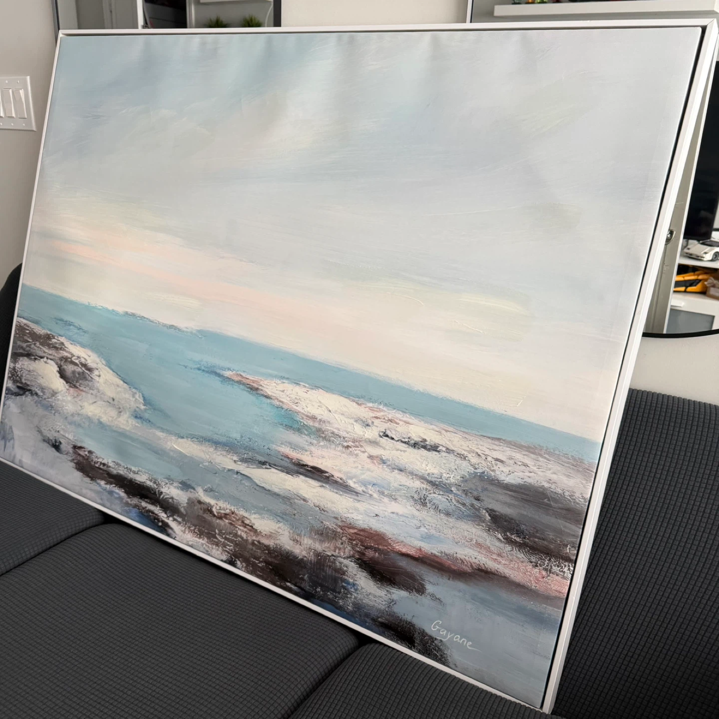 Abstract Landscape Canvas Art - photo 2