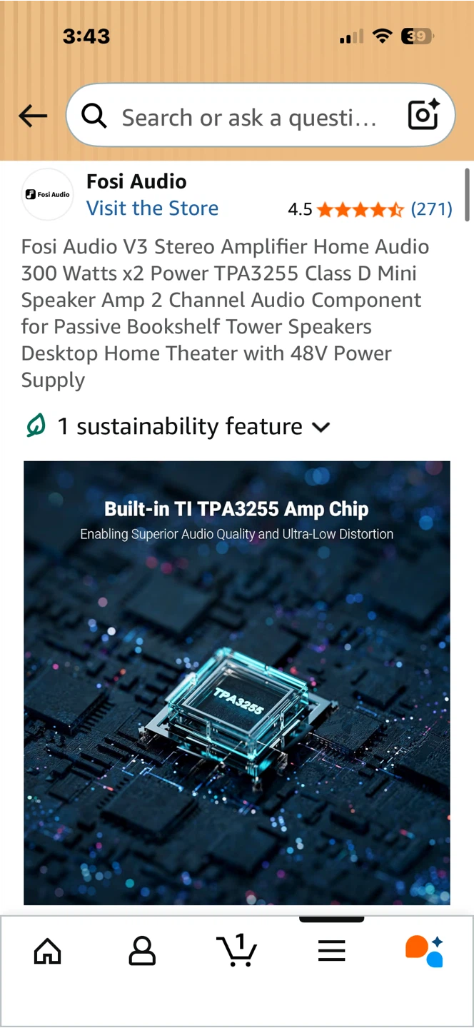 Fosi Audio V3 Stereo Amplifier - photo 4