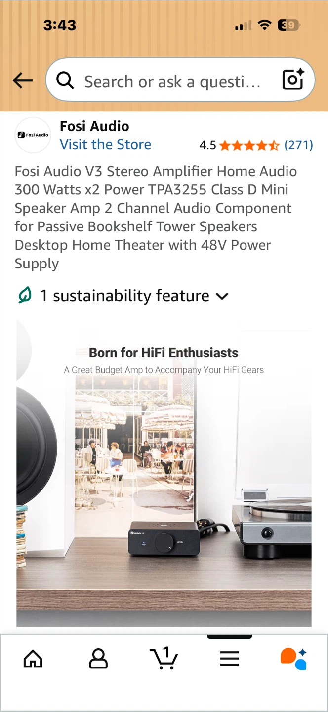 Fosi Audio V3 Stereo Amplifier - photo 5