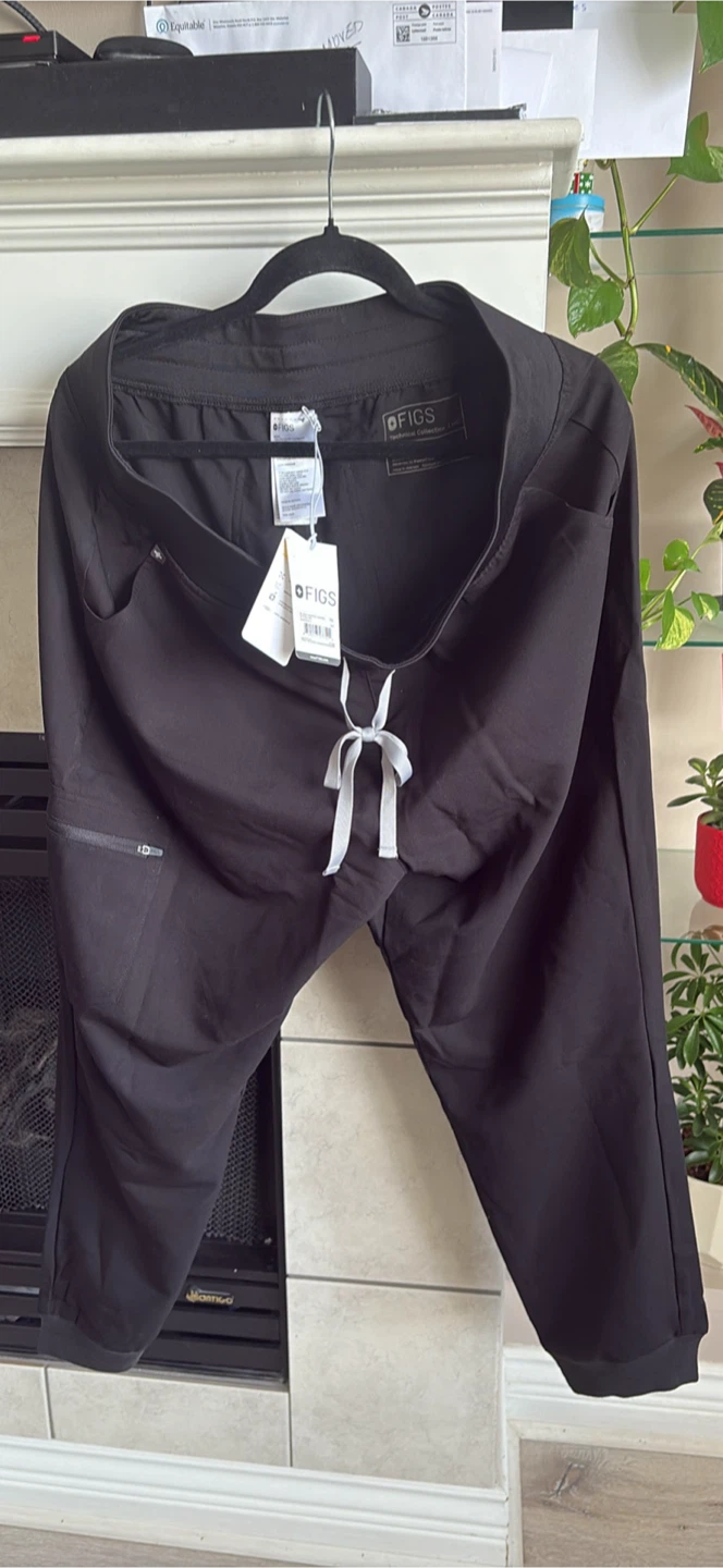 FIGS Black Technical Collection Jogger Scrub Pants XXL - photo 2