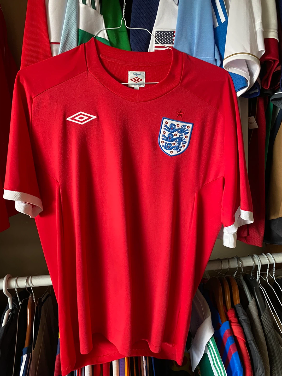 LOT England World Cup Soccer Jersey L EPL BPL Premier League - photo 4