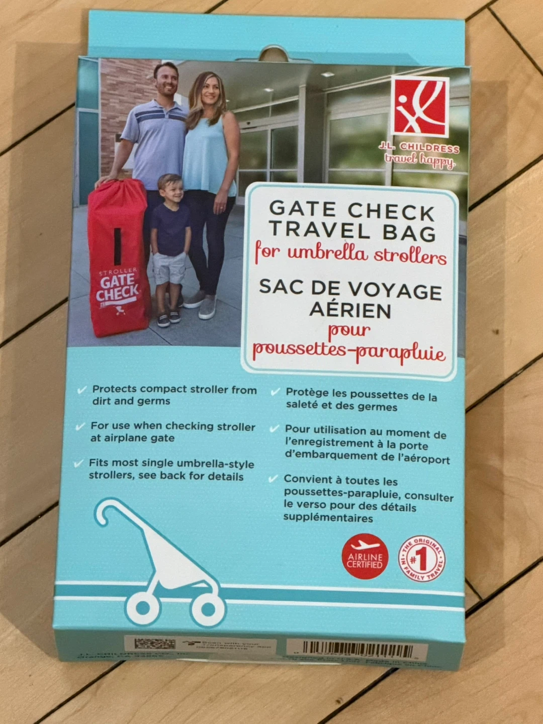 🥕 BNIB JL Childress Gate Check Travel Bag for Umbrella Strollers