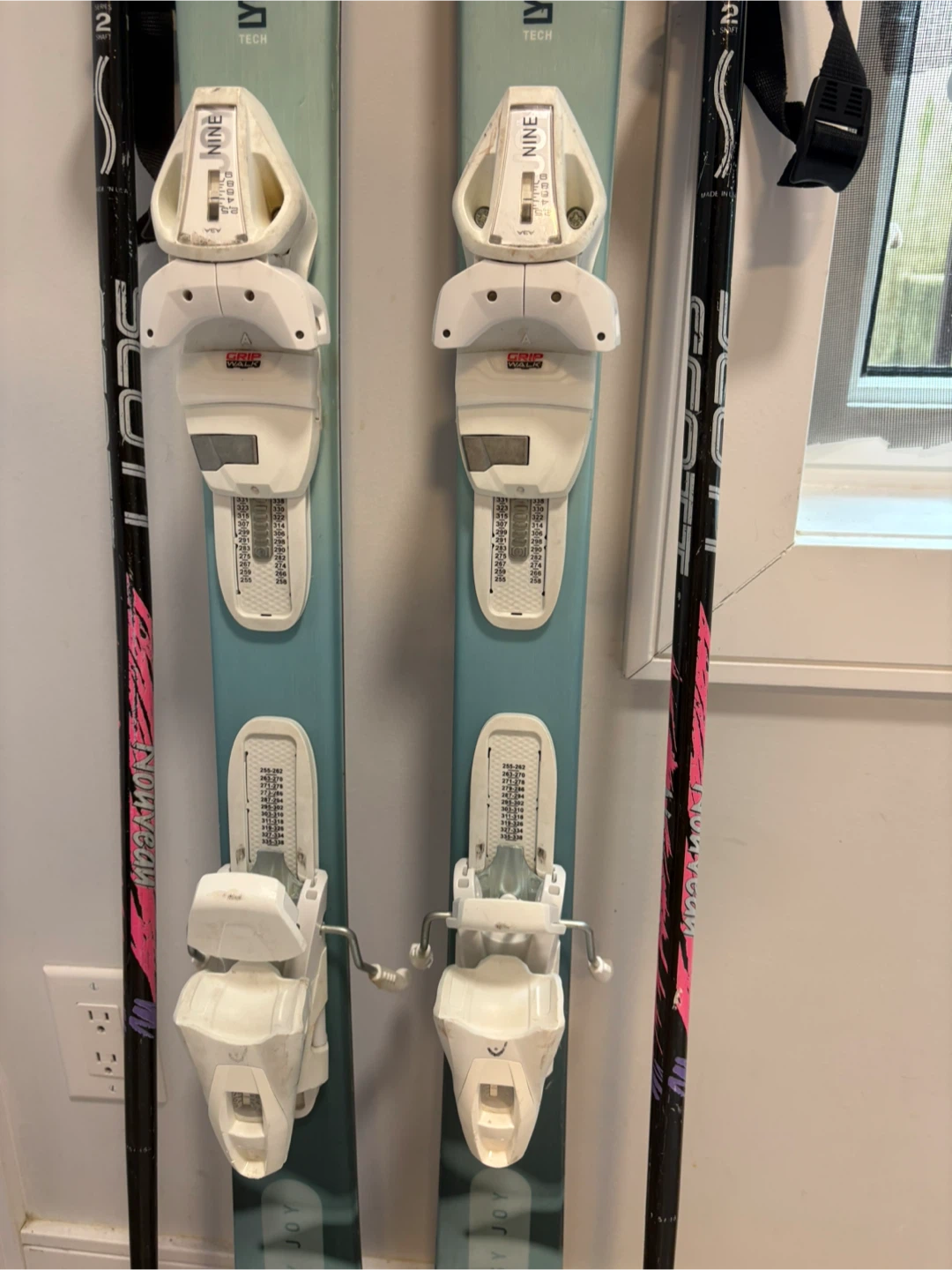 HEAD Easy Joy Skis with Poles - 163cm - photo 2