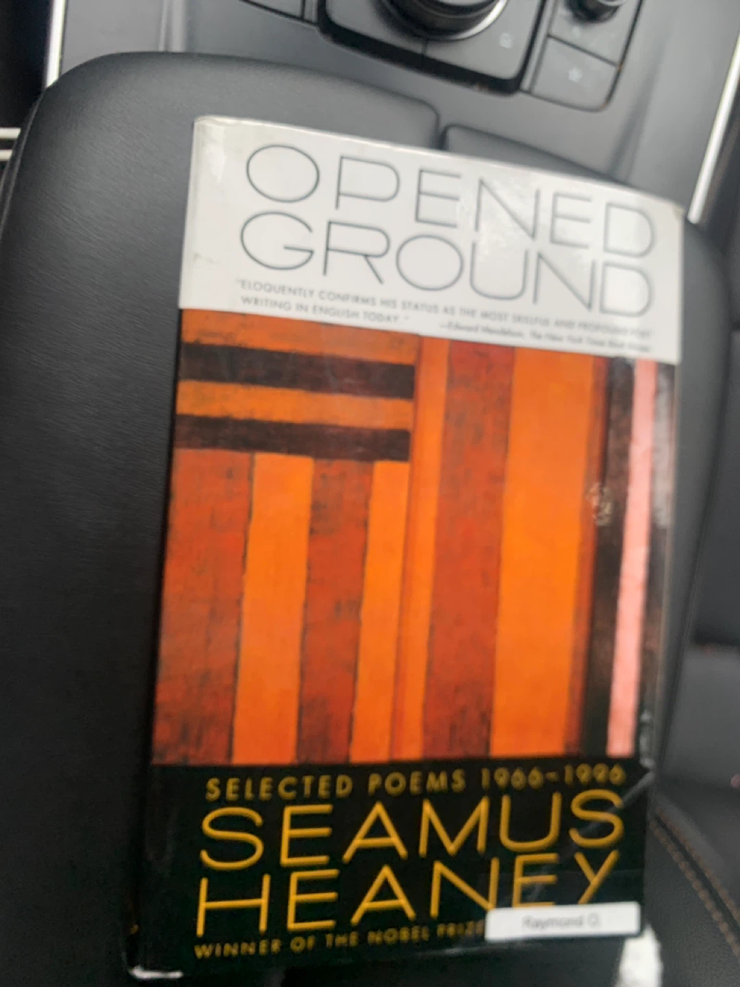 Opened Ground Selected Poems 1966-1996 Book
