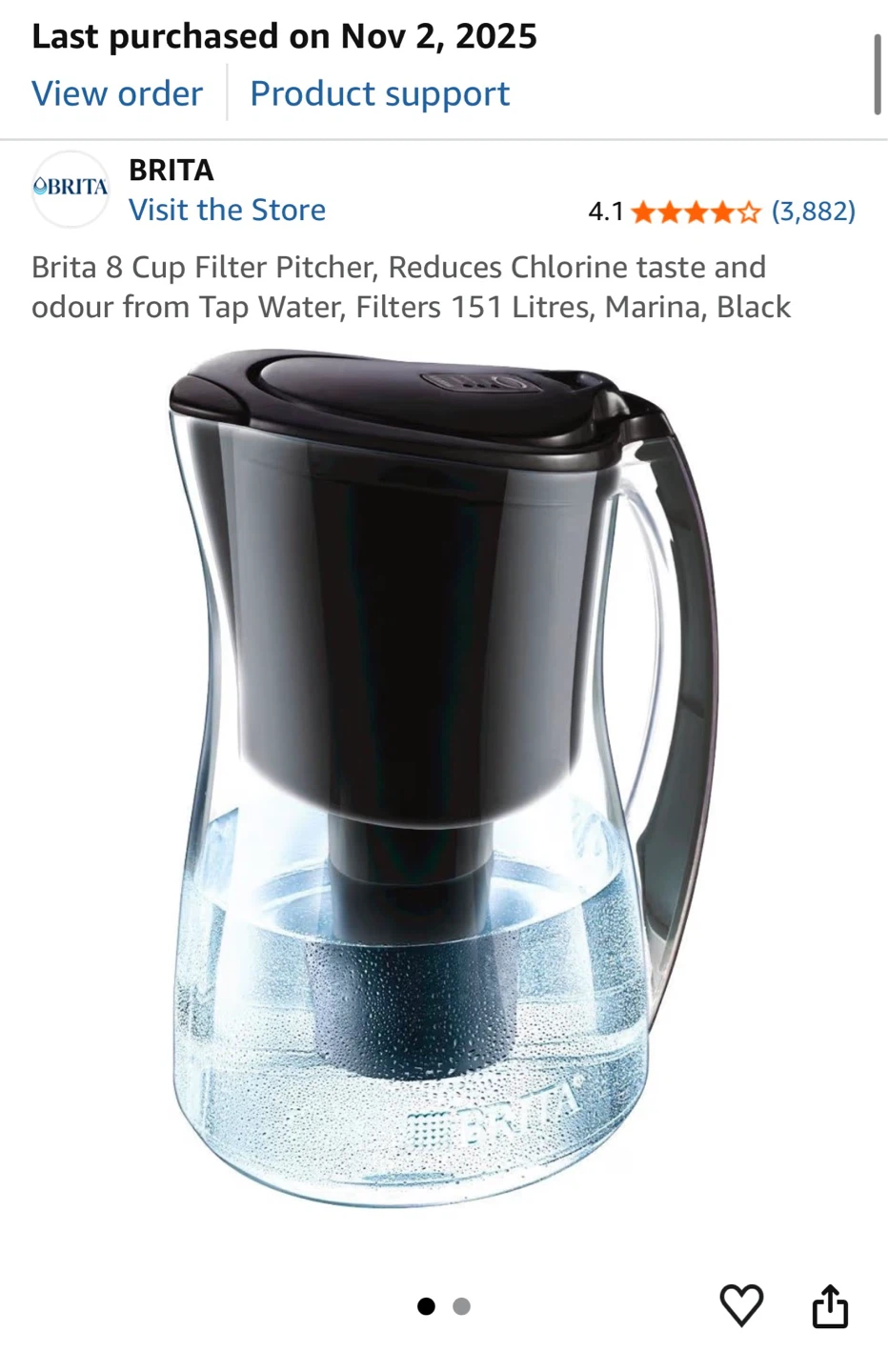 4 brand new Brita Filters