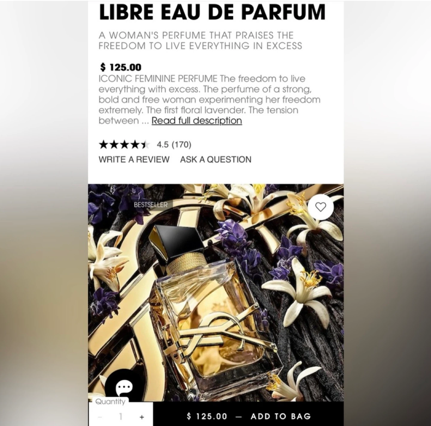 Yves Saint Laurent Libre Eau de Parfum 30ml - photo 4