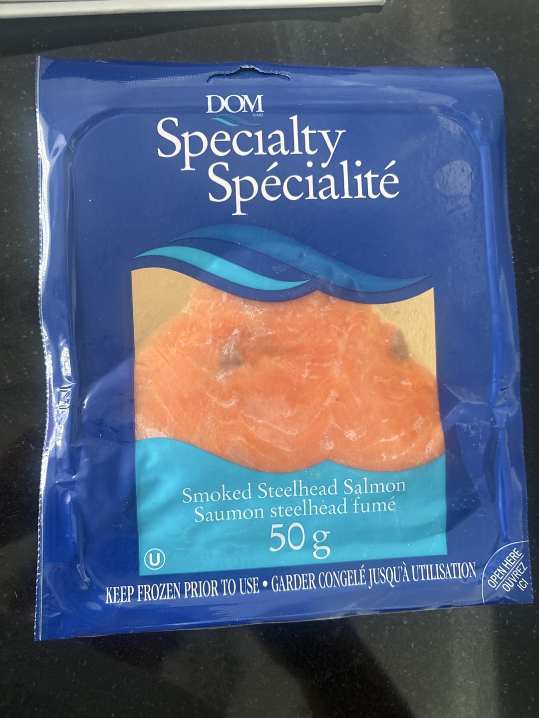 DOM Smoked Steelhead Salmon 50g