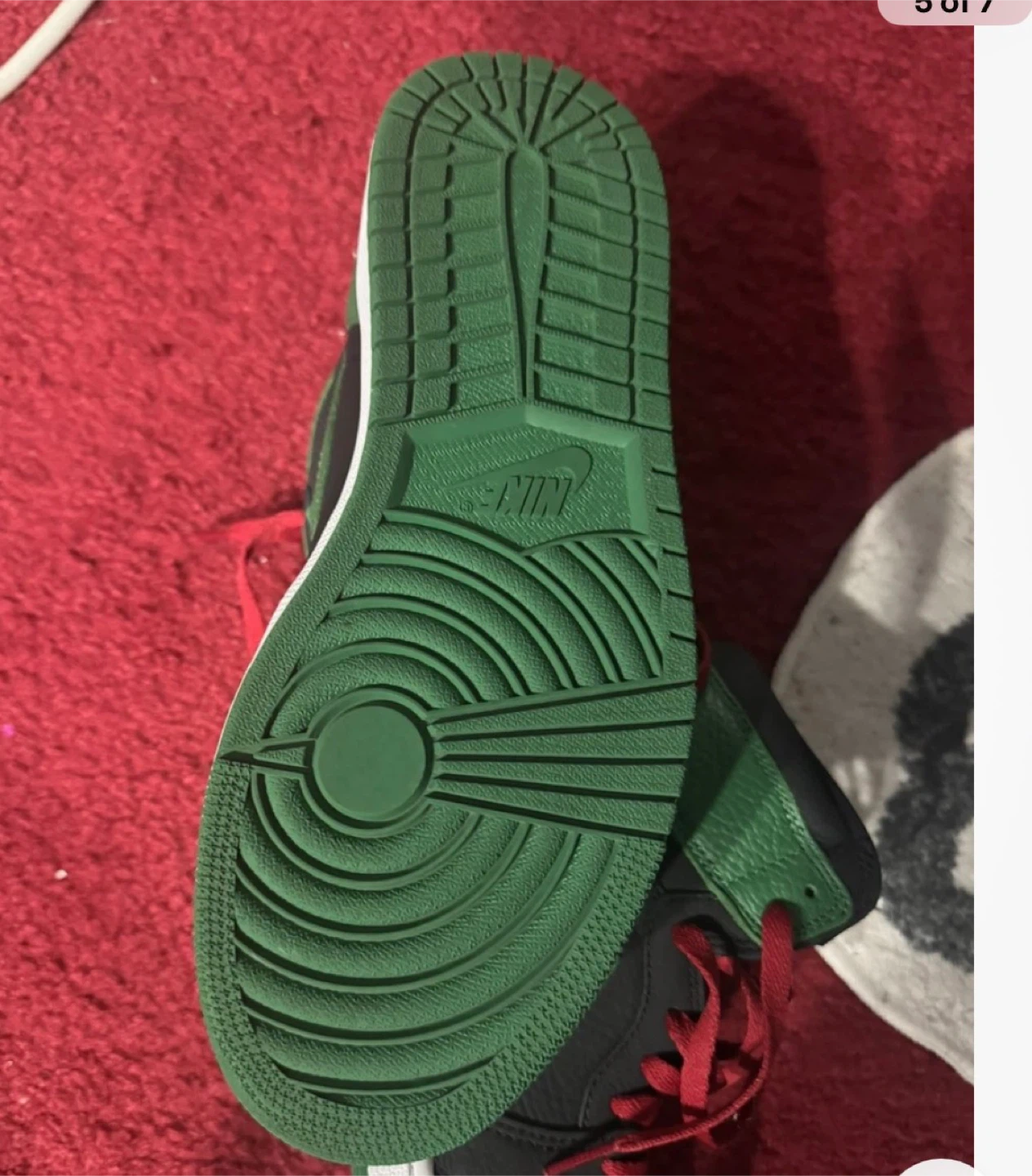 Nike Air Jordan 1 High "Gorge Green" Men's Sneakers - photo 5
