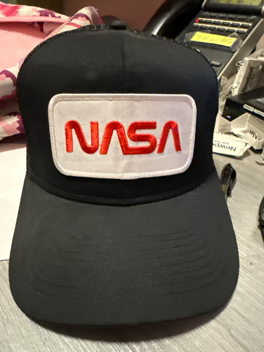 NASA Black Mesh Back  (+1) 🥕 Hat