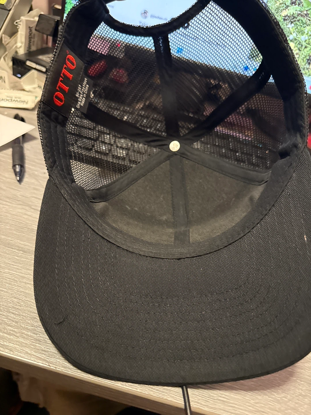 NASA Black Mesh Back  (+1) 🥕 Hat - photo 3