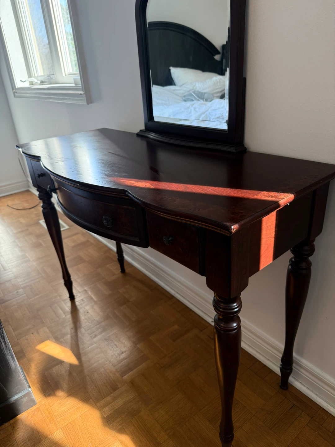 Antique European Style Console Table with Mirror - photo 5