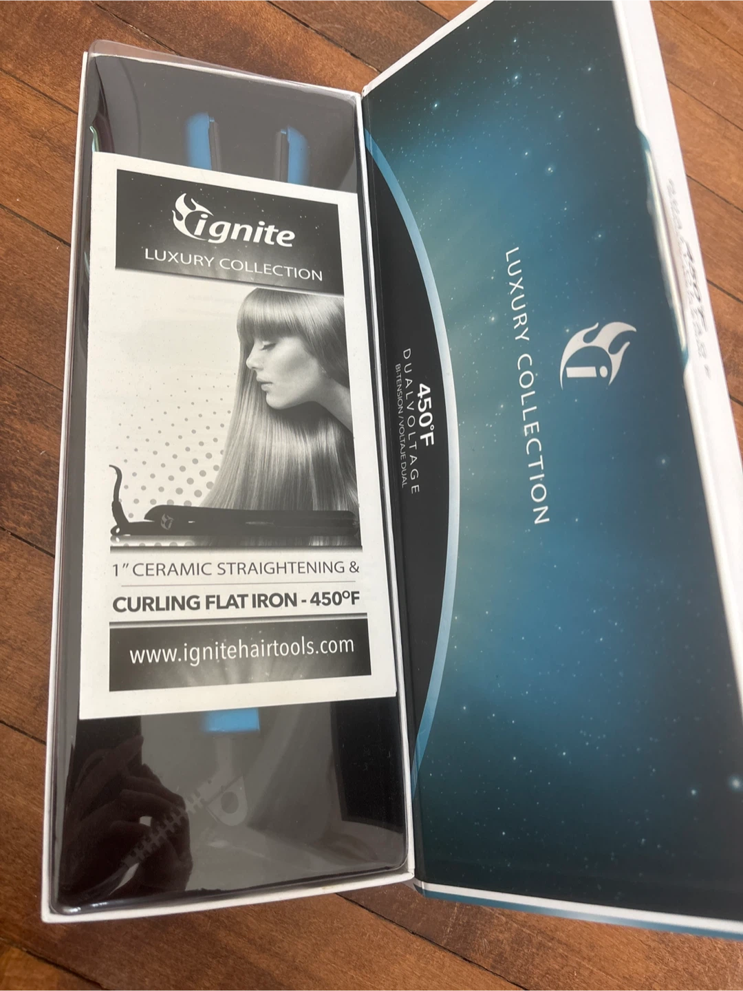 Ignite 1" Ceramic Straightening & Curling Flat Iron - 450°F - photo 3