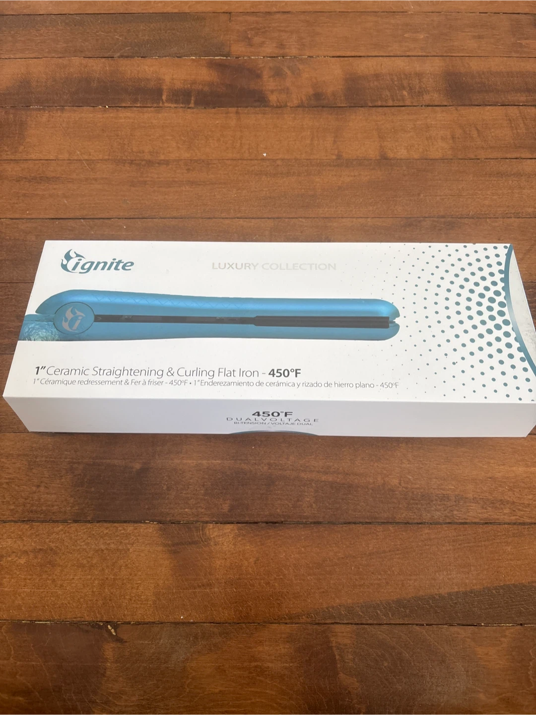 Ignite 1" Ceramic Straightening & Curling Flat Iron - 450°F - photo 2