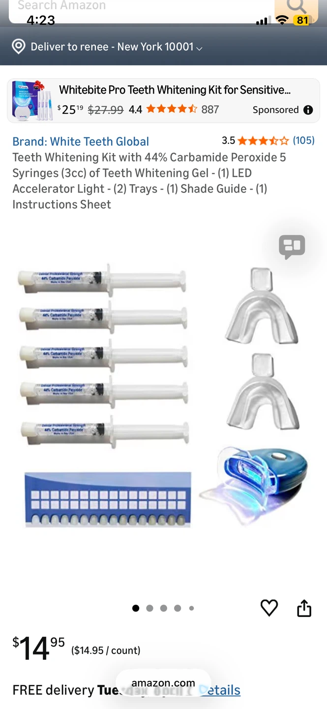 Brand new White Teeth Global Teeth Whitening Kit - photo 3