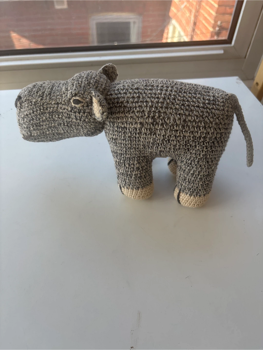 Anne-Claire Petit Crochet Hippo Stuffed Toy