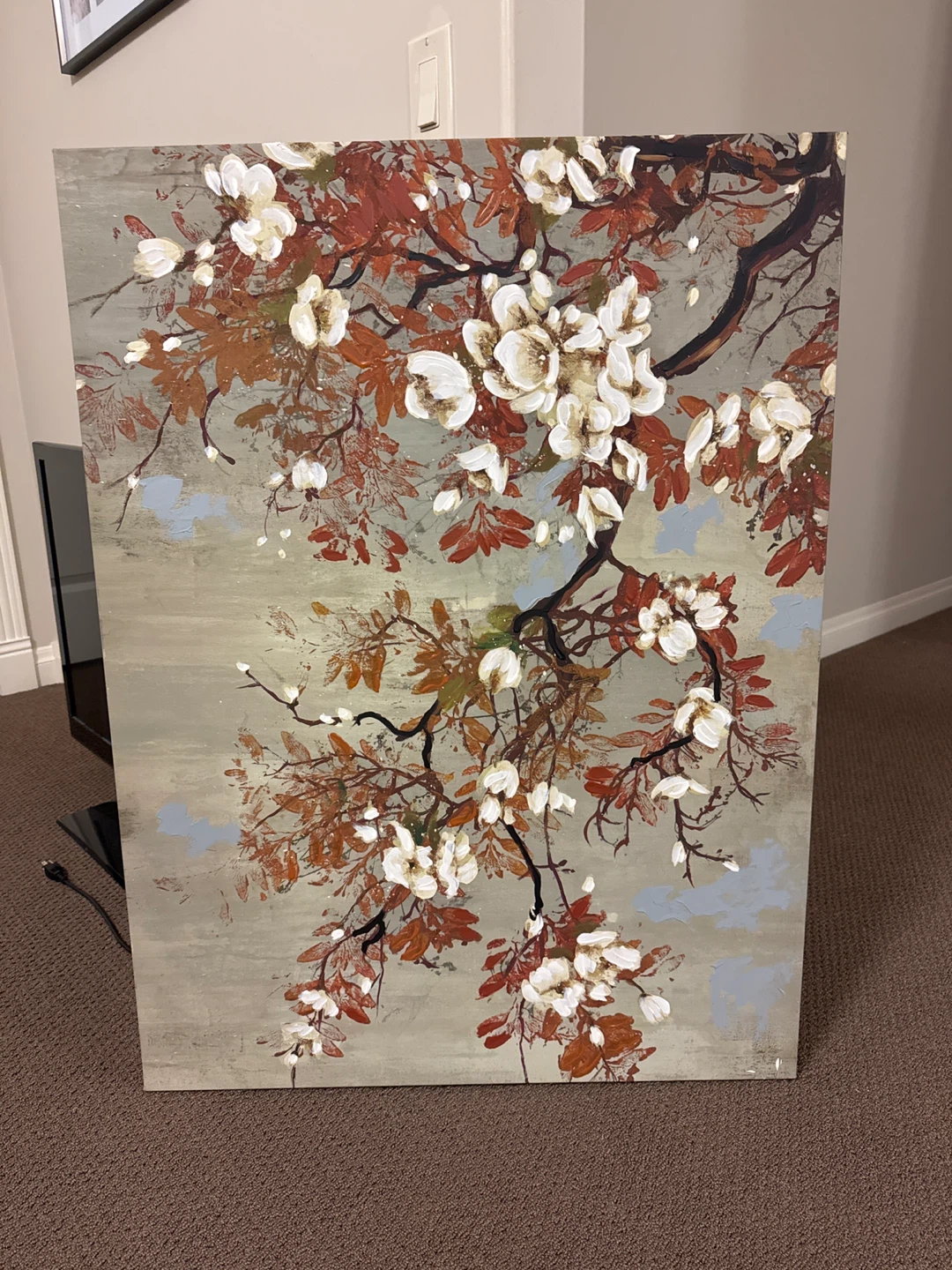 Wall Art Painting - Cherry Blossoms