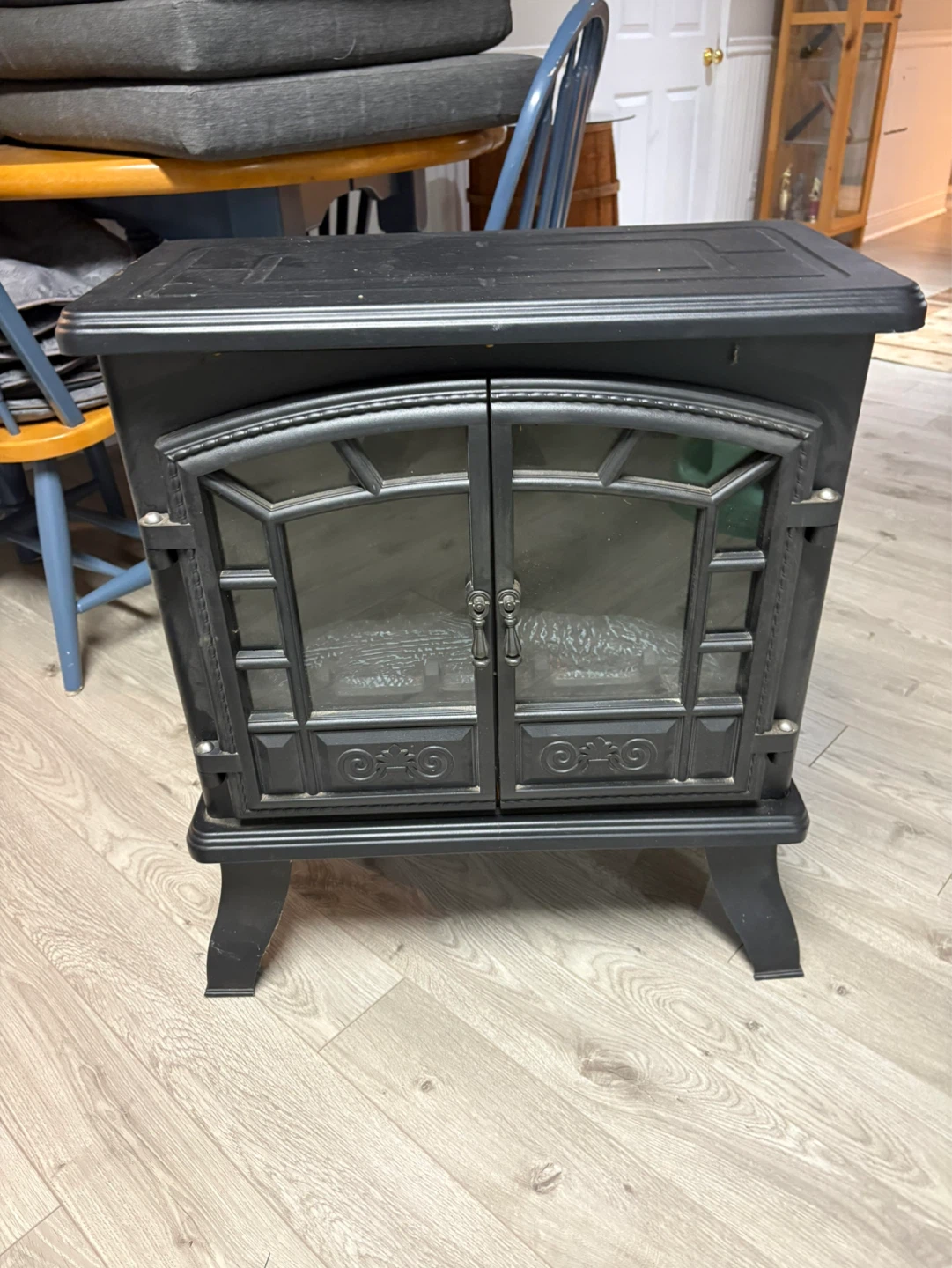 Black Electric Fireplace Stove - photo 2